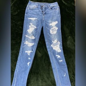 American Eagle Ripped Jeans. Size 00R